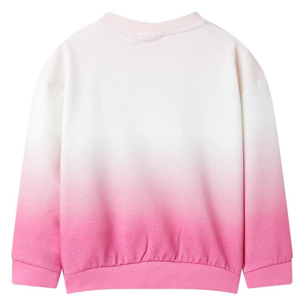Felpa da Bambina Rosa Chiaro 116 vidaXL