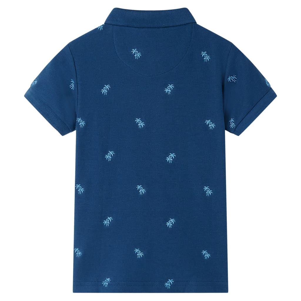 Polo da Bambino Blu Scuro 104 vidaXL