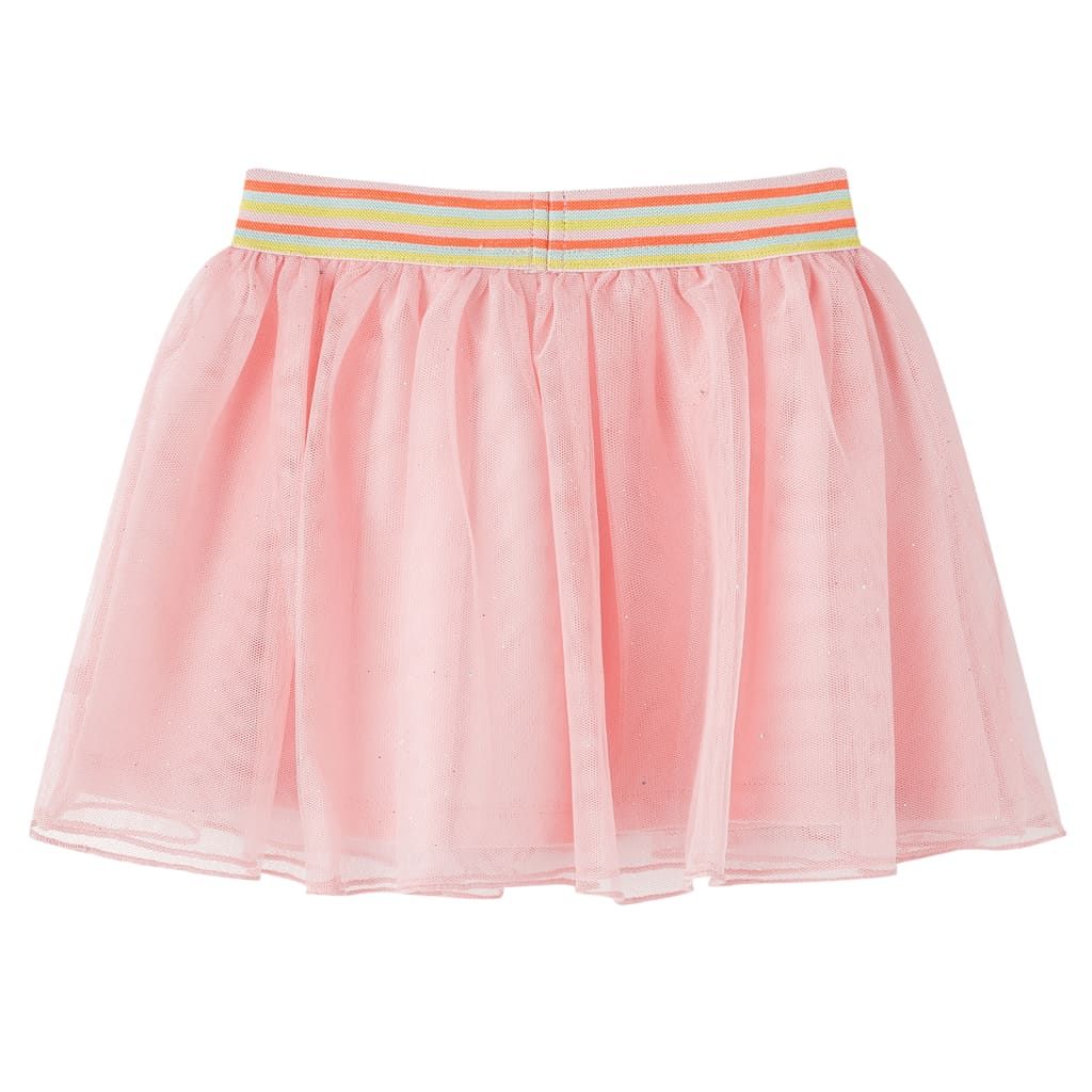 Gonna da Bambina con Tulle Rosa Chiaro 140 vidaXL