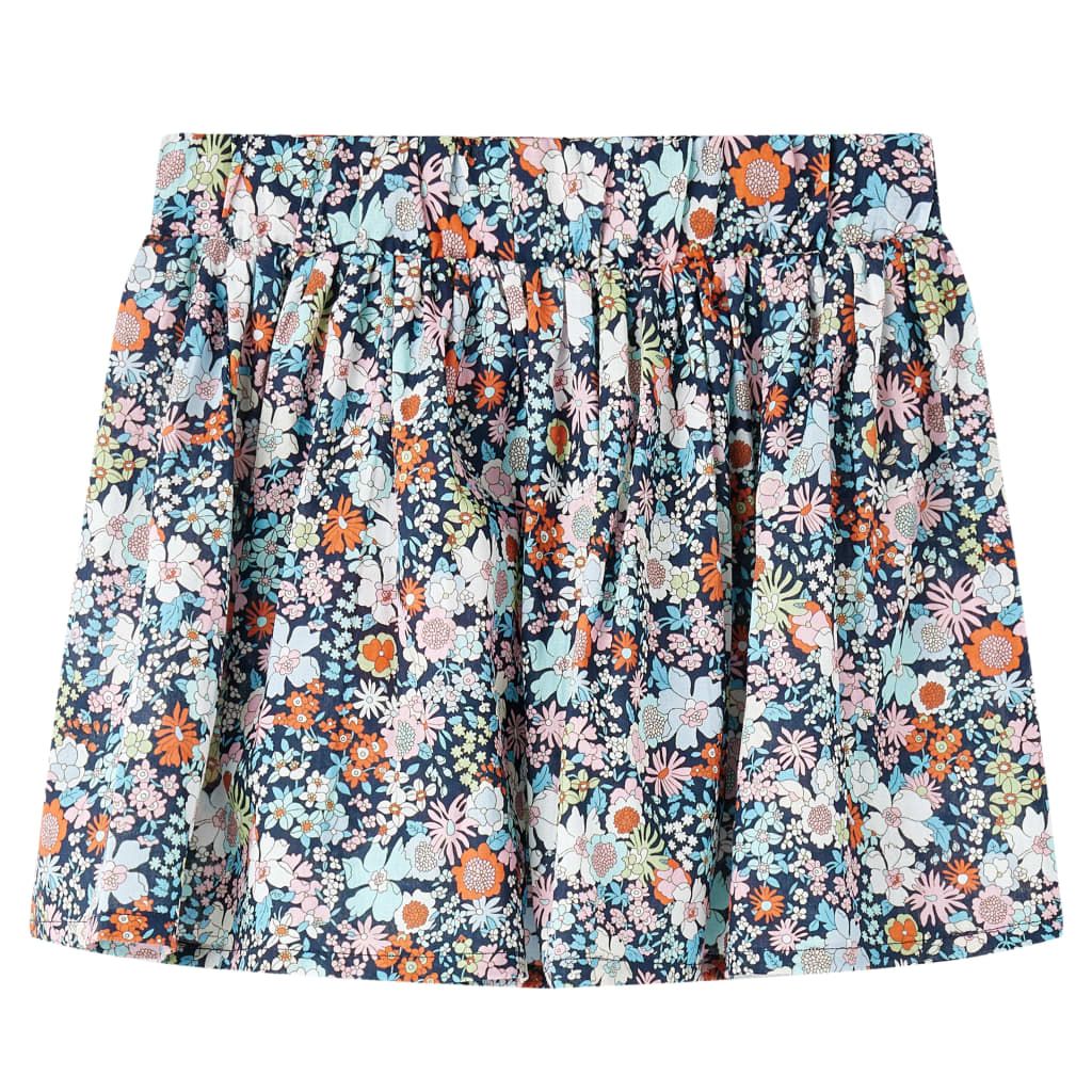 Gonna da Bambina Blu Scuro 104 vidaXL