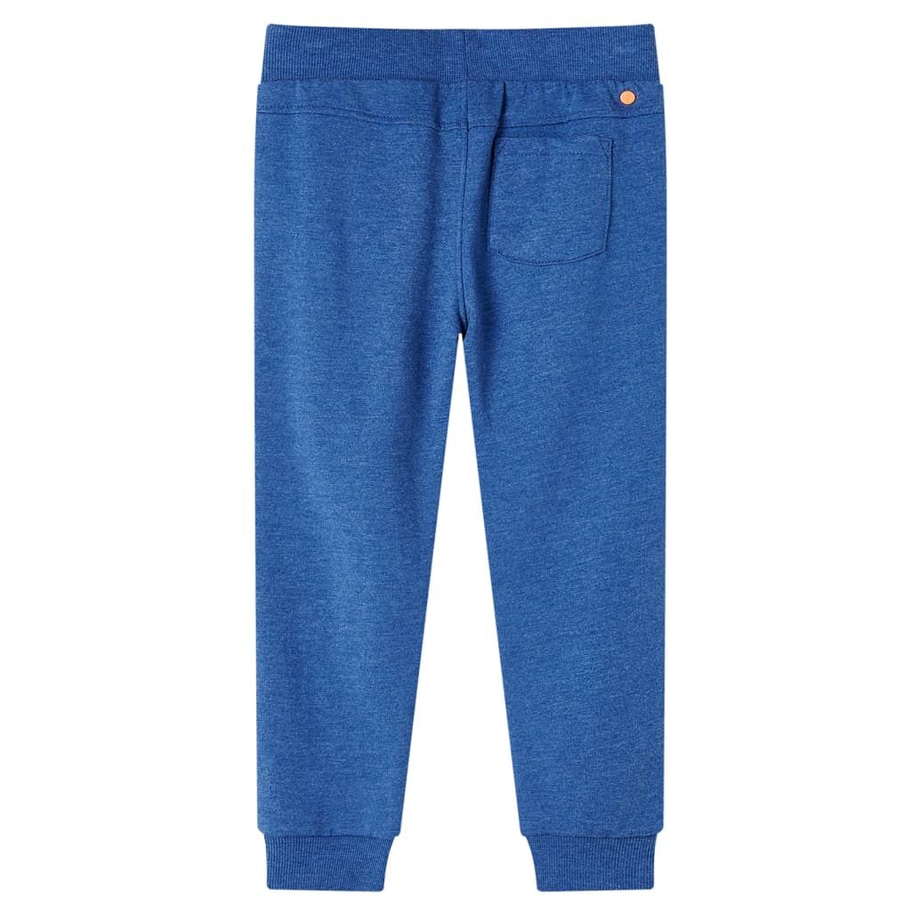 Pantaloni Tuta per Bambini Blu Scuro 104 vidaXL