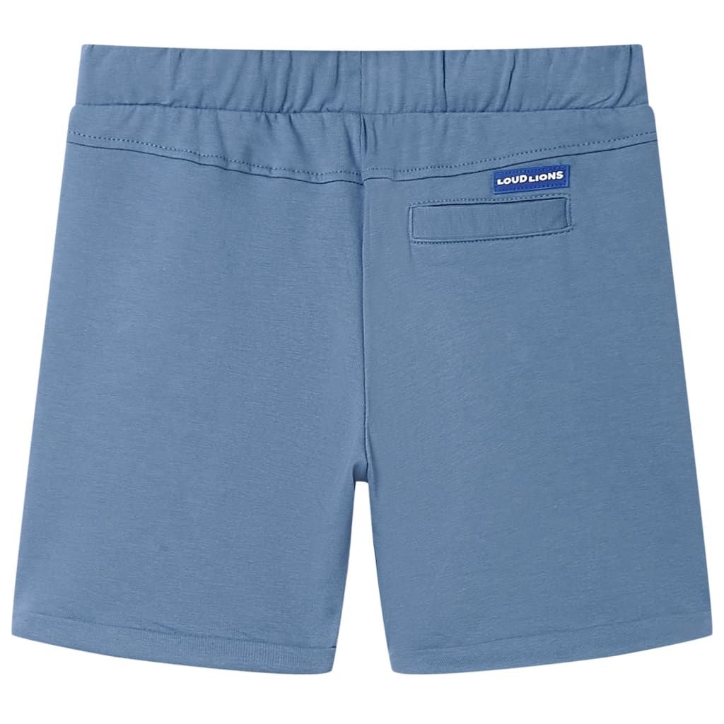 Pantaloncini per Bambini con Coulisse Blu Scuro 140 vidaXL
