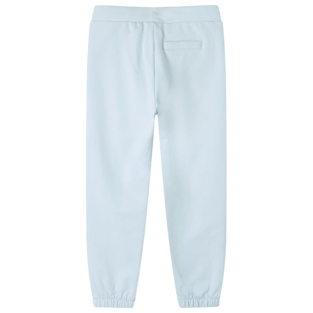 Pantaloni Tuta per Bambini Azzurri 116 vidaXL