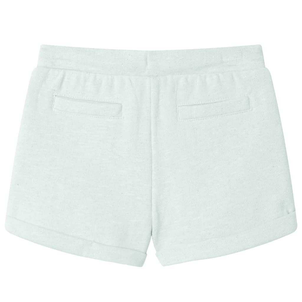 Pantaloncini per Bambini con Coulisse Menta Chiaro Misto 140 vidaXL