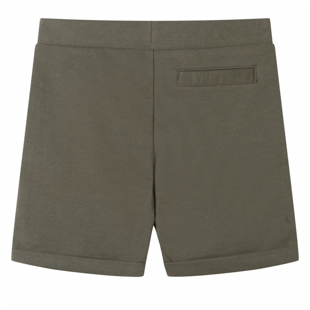 Pantaloncini per Bambini con Coulisse Cachi Scuro 140 vidaXL