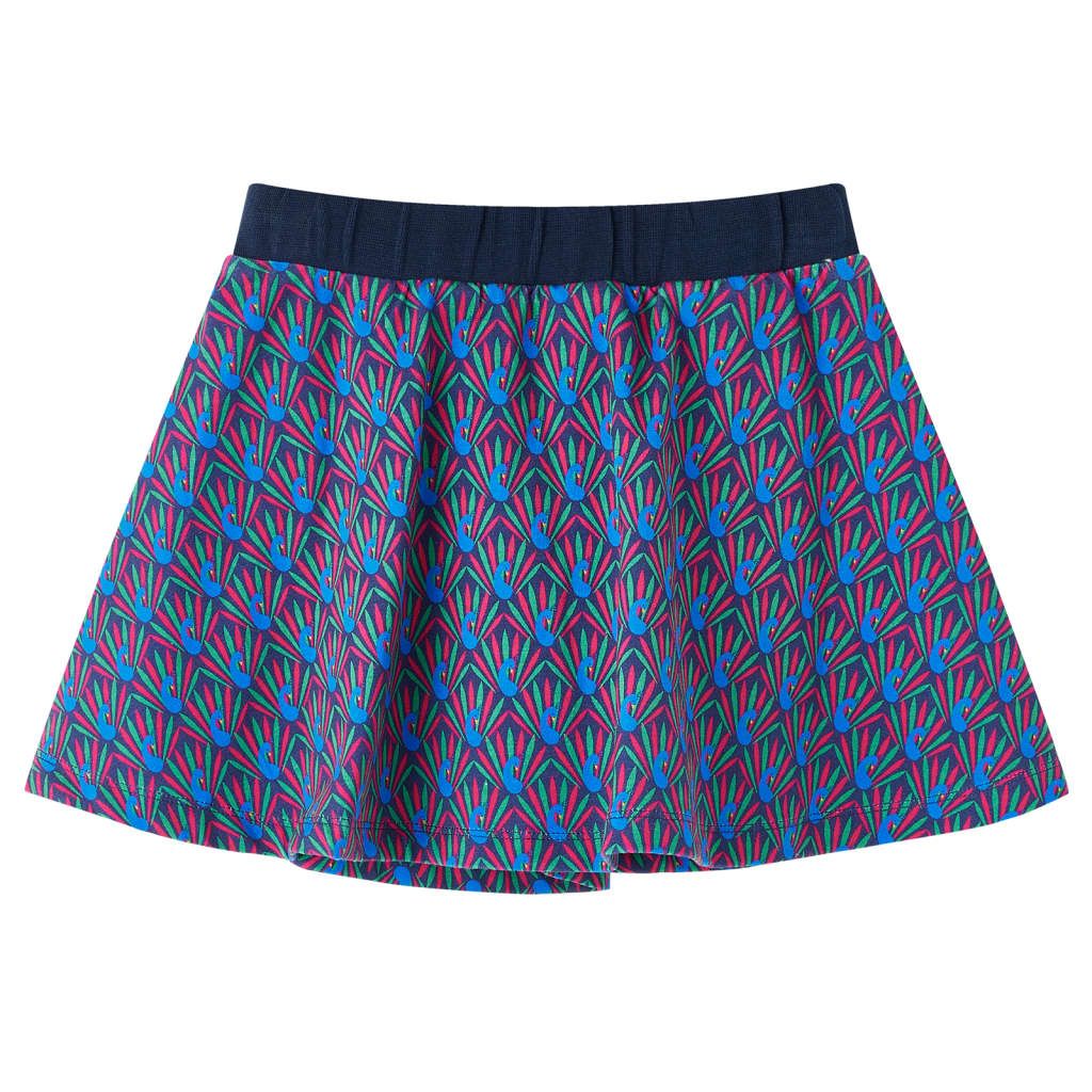 Gonna da Bambina Blu Marino 116 vidaXL