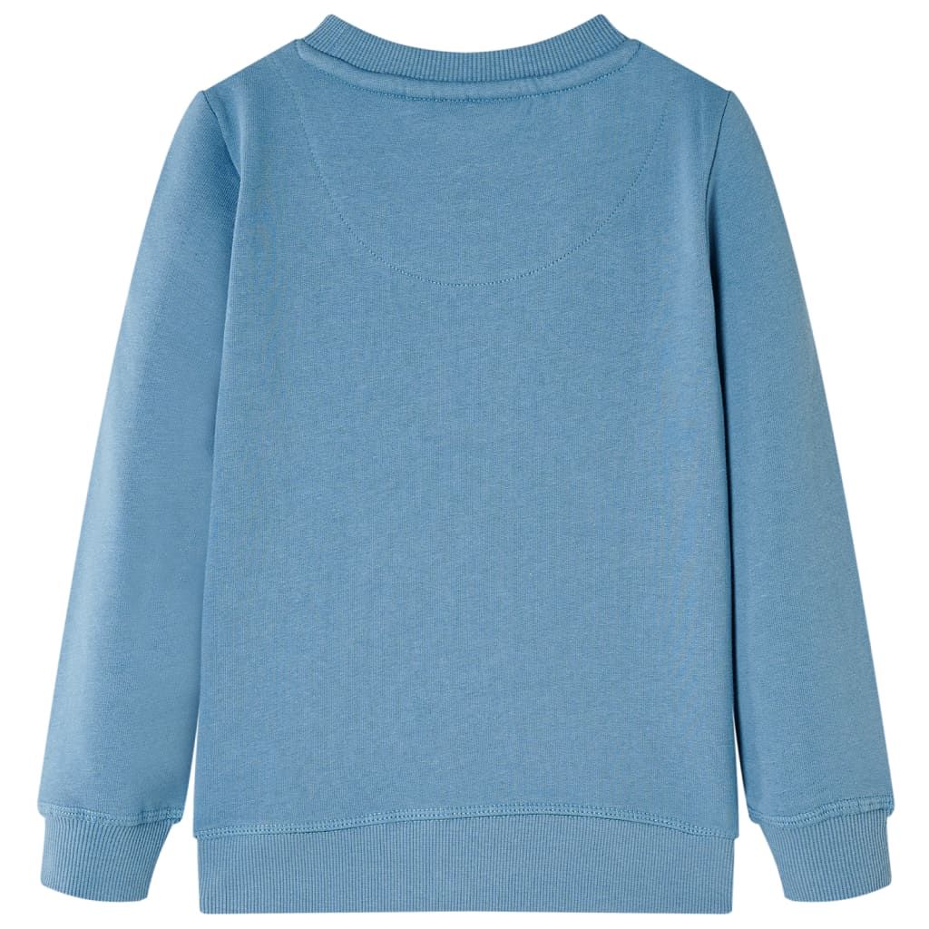 Felpa da Bambino Blu Medio 104 vidaXL