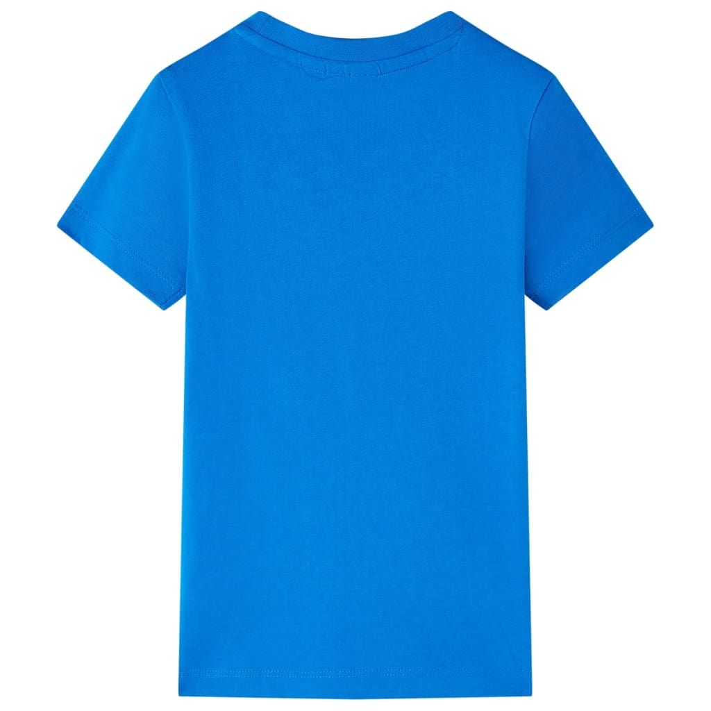 Maglietta per Bambini Blu Brillante 116 vidaXL