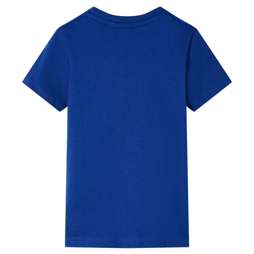 Maglietta per Bambini Blu Scuro 116 vidaXL