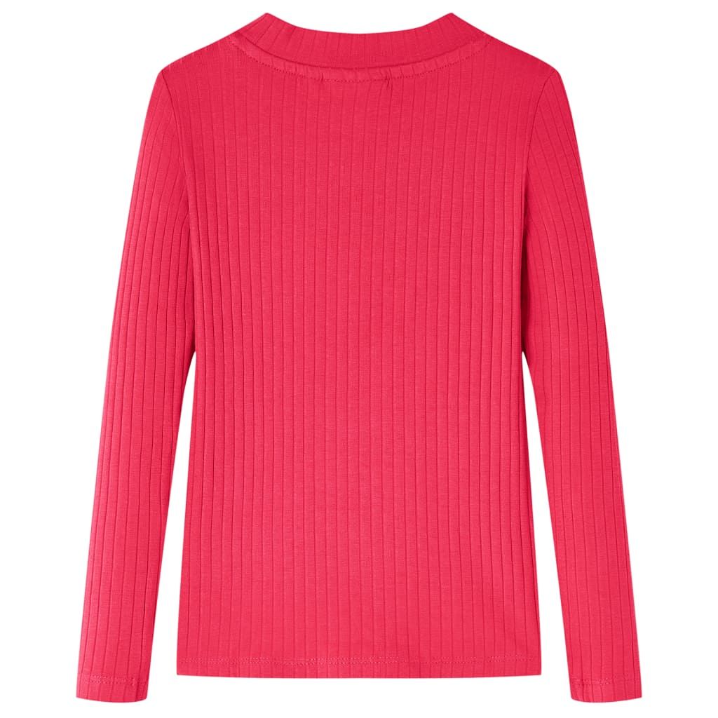 Maglietta da Bambina a Maniche Lunghe Fucsia 128 vidaXL