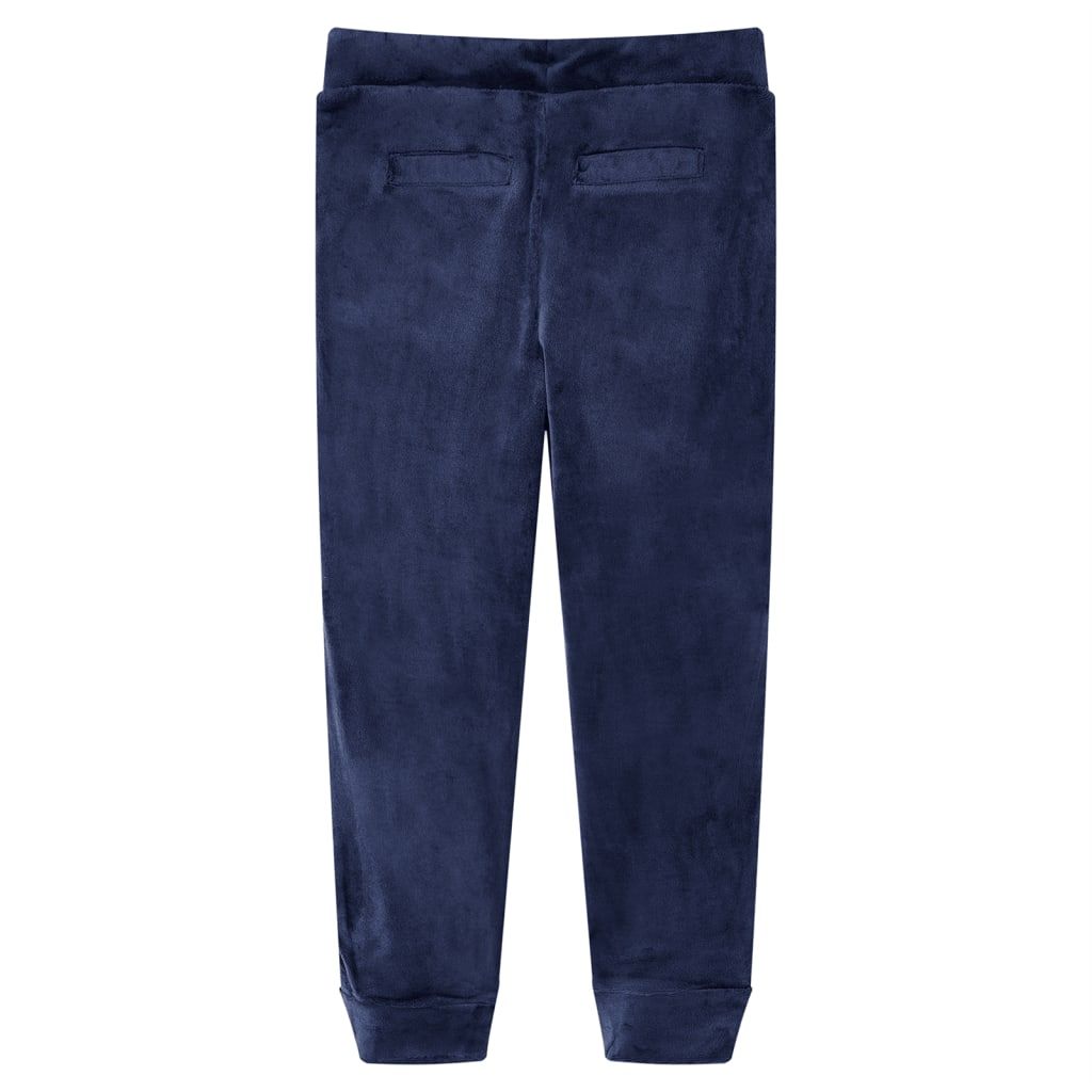 Pantaloni Tuta per Bambini Blu Marino 116 vidaXL