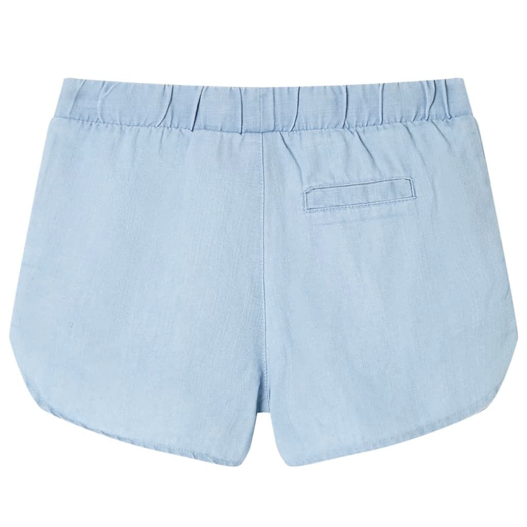 Pantaloncini da Bambino Blu Denim Tenue 140 vidaXL