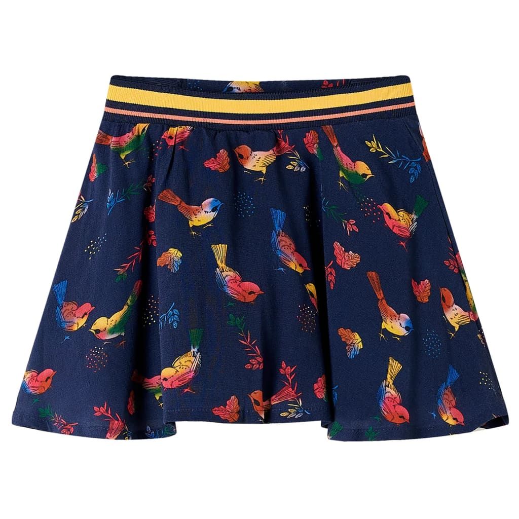 Gonna da Bambina Blu Marino 140 vidaXL
