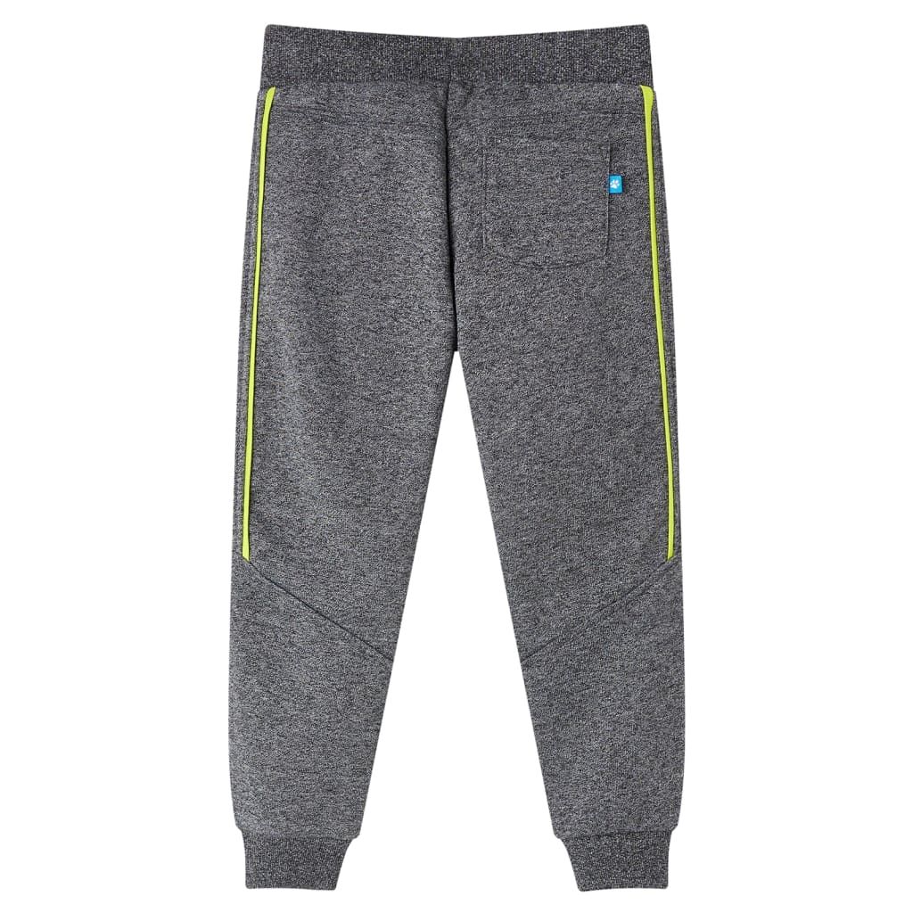 Pantaloni Tuta per Bambini Grigio Mélange 128 vidaXL
