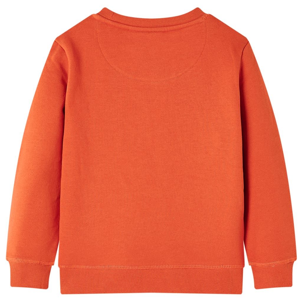 Felpa da Bambino Arancione 104 vidaXL
