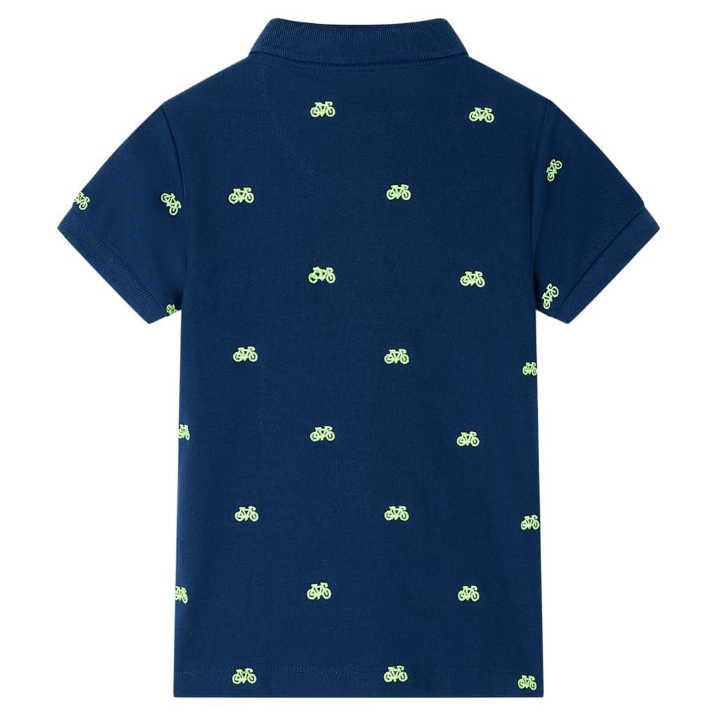 Polo da Bambino Blu Marino 116 vidaXL