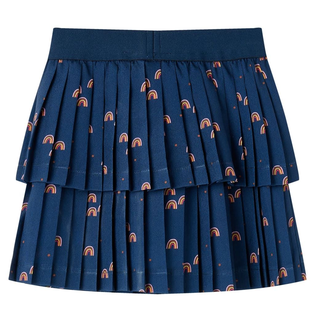 Gonna da Bambina Blu Marino 92 vidaXL