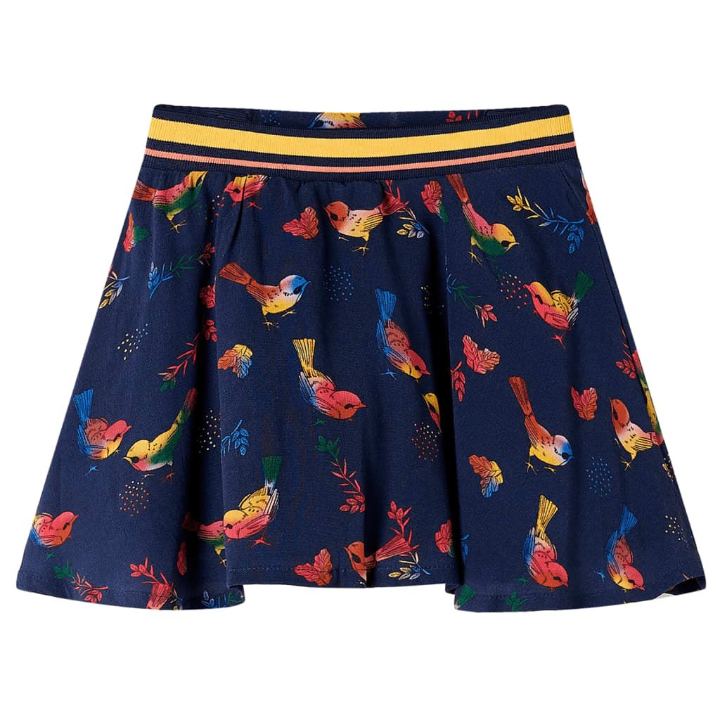 Gonna da Bambina Blu Marino 104 vidaXL
