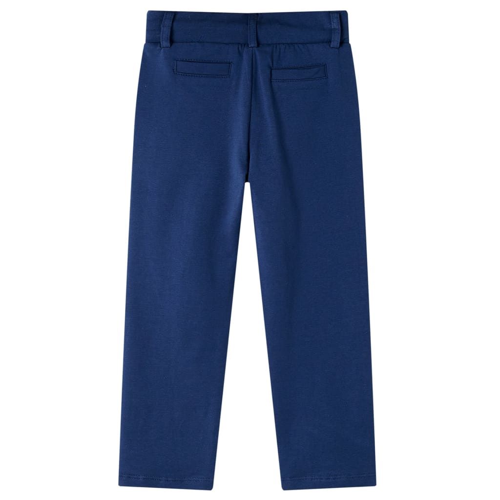 Pantaloni per Bambini con Coulisse Blu Marino 104 vidaXL