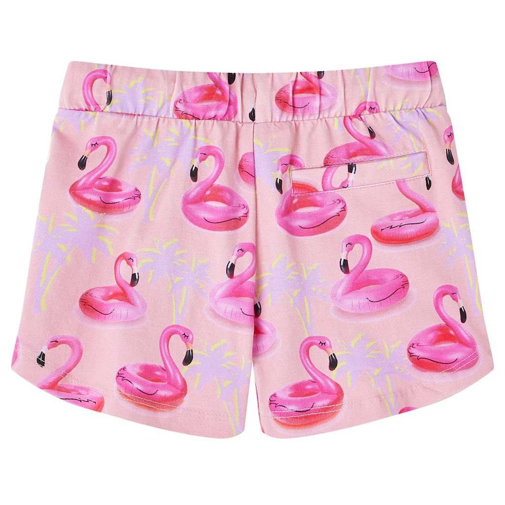 Pantaloncini Bambini Coulisse Rosa Chiaro 116 vidaXL