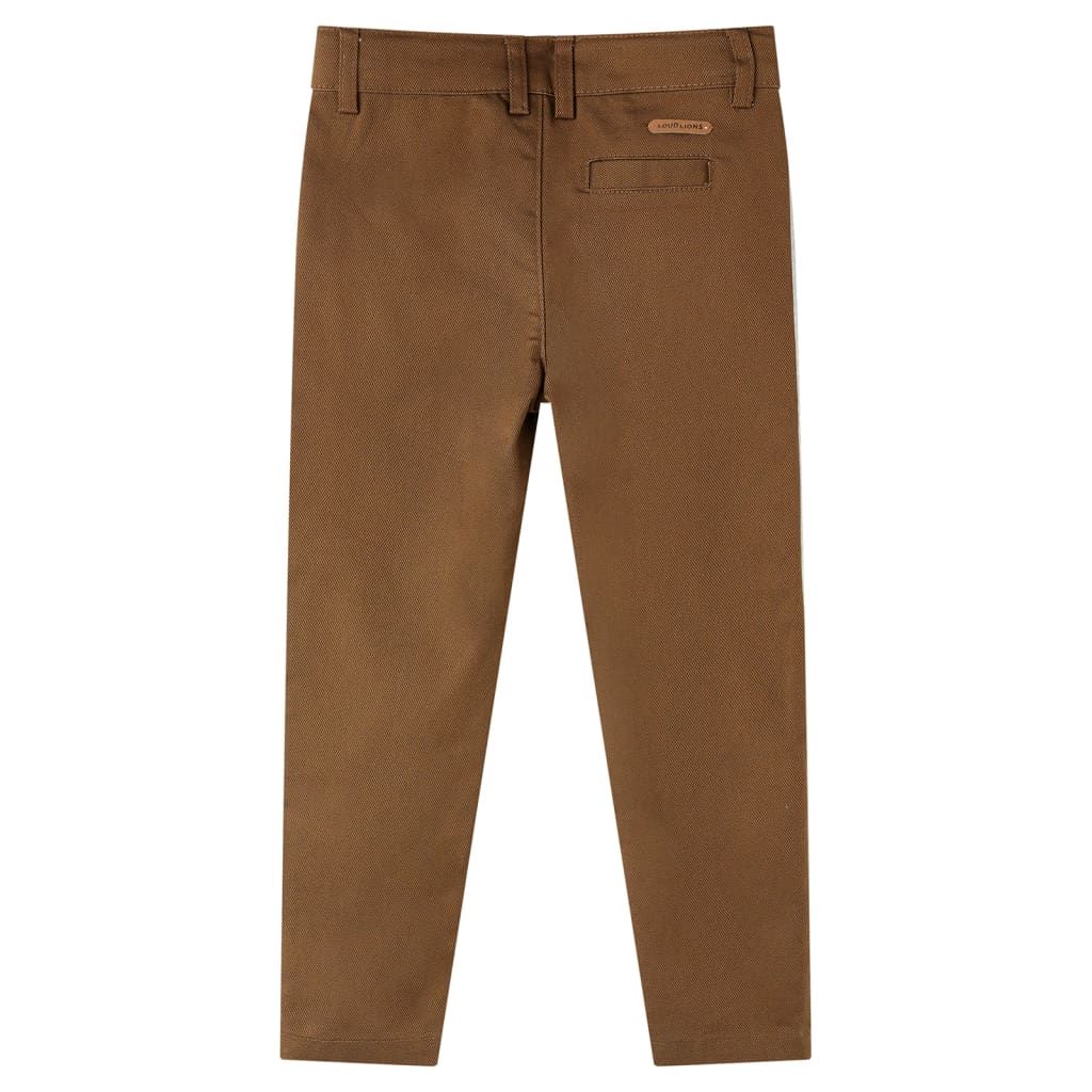 Pantaloni da Bambino Cognac 116 vidaXL