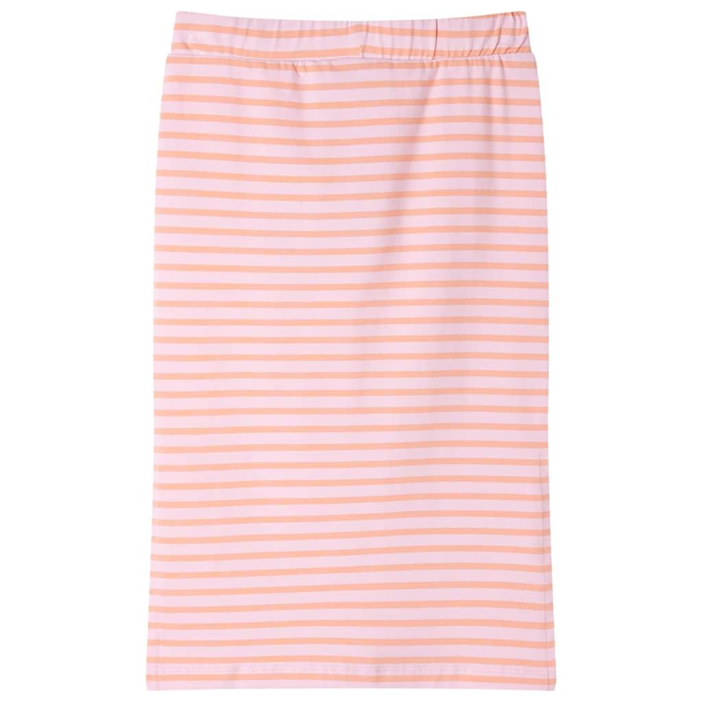 Gonna Dritta da Bambina a Righe Rosa 116 vidaXL