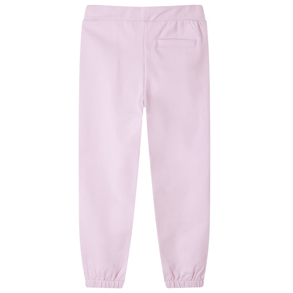 Pantaloni Tuta per Bambini Rosa Chiaro 104 vidaXL