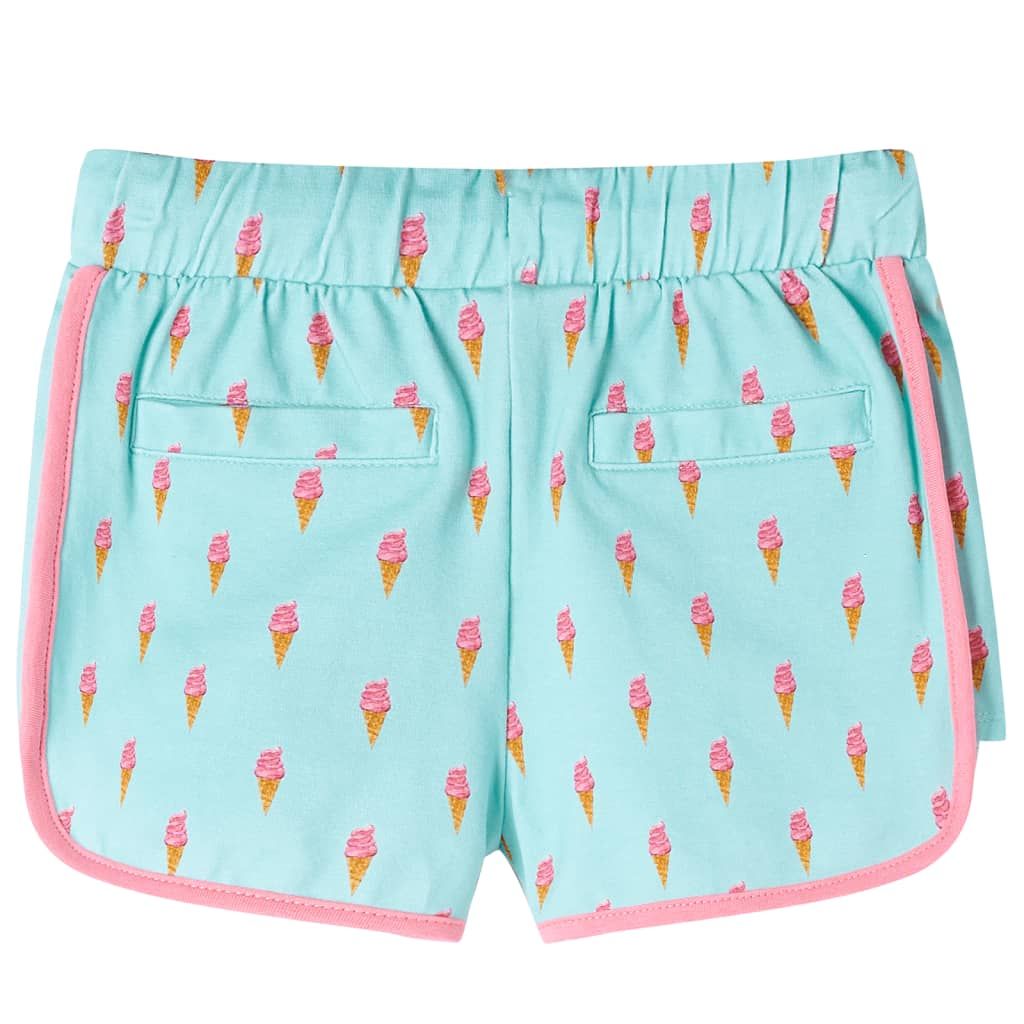 Pantaloncini per Bambini con Coulisse Menta Chiaro 116 vidaXL