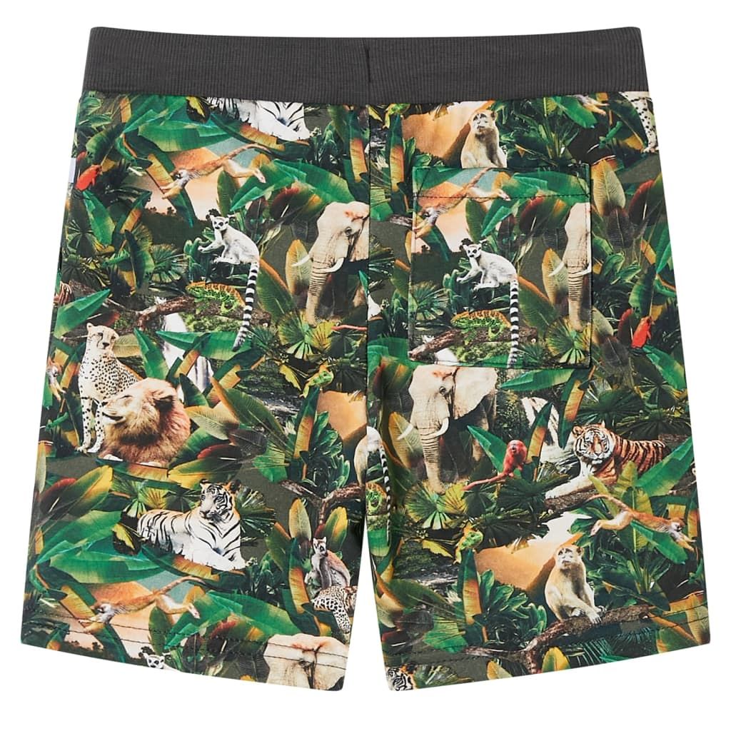 Pantaloncini per Bambini con Coulisse Petrolio Antico 116 vidaXL