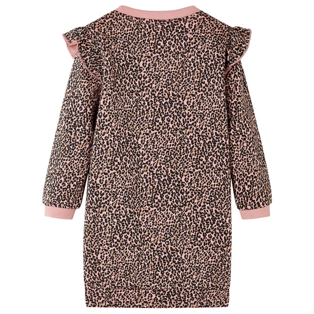 Abito in Felpa da Bambina Rosa Medio 92 vidaXL