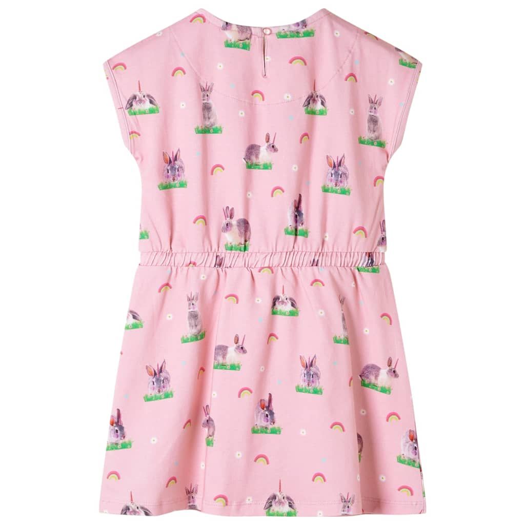 Abito da Bambina Rosa Chiaro 104 vidaXL