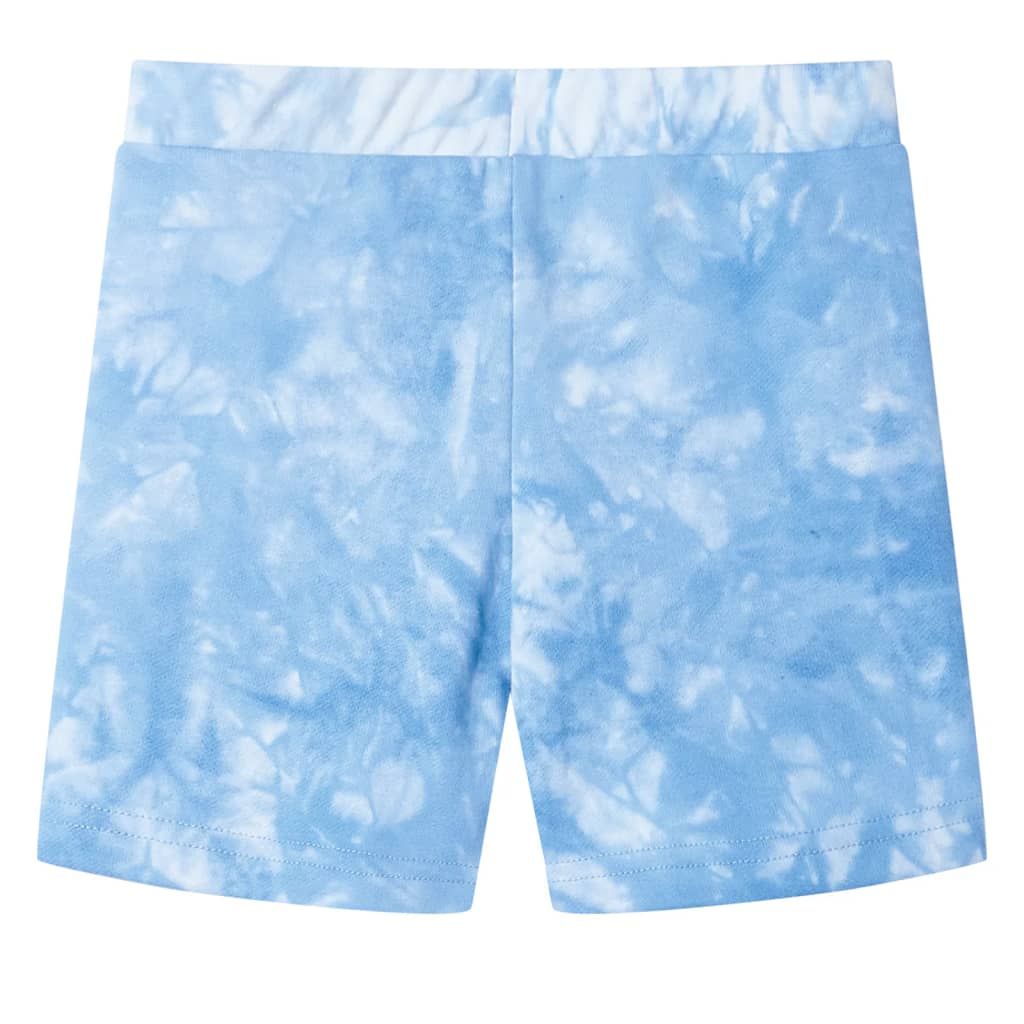Pantaloncini per Bambini con Coulisse Blu Tenue 128 vidaXL