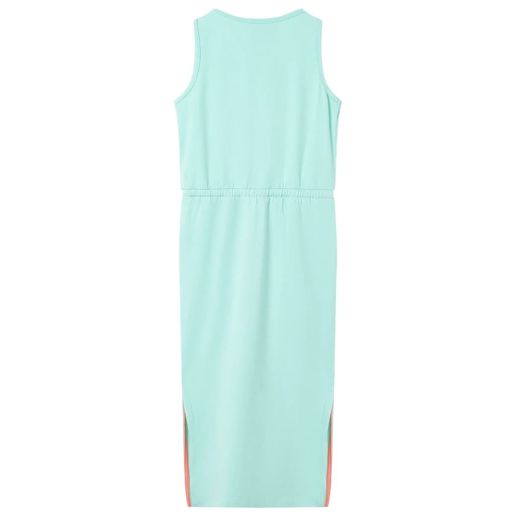 Abito da Bambina con Coulisse Menta Chiaro 116 vidaXL