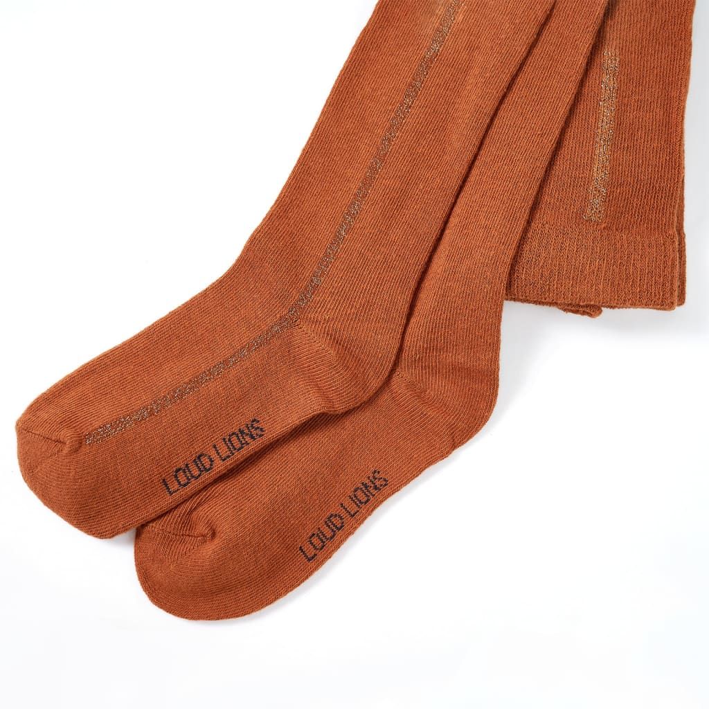 Calzamaglia per Bambini Cognac 140 vidaXL