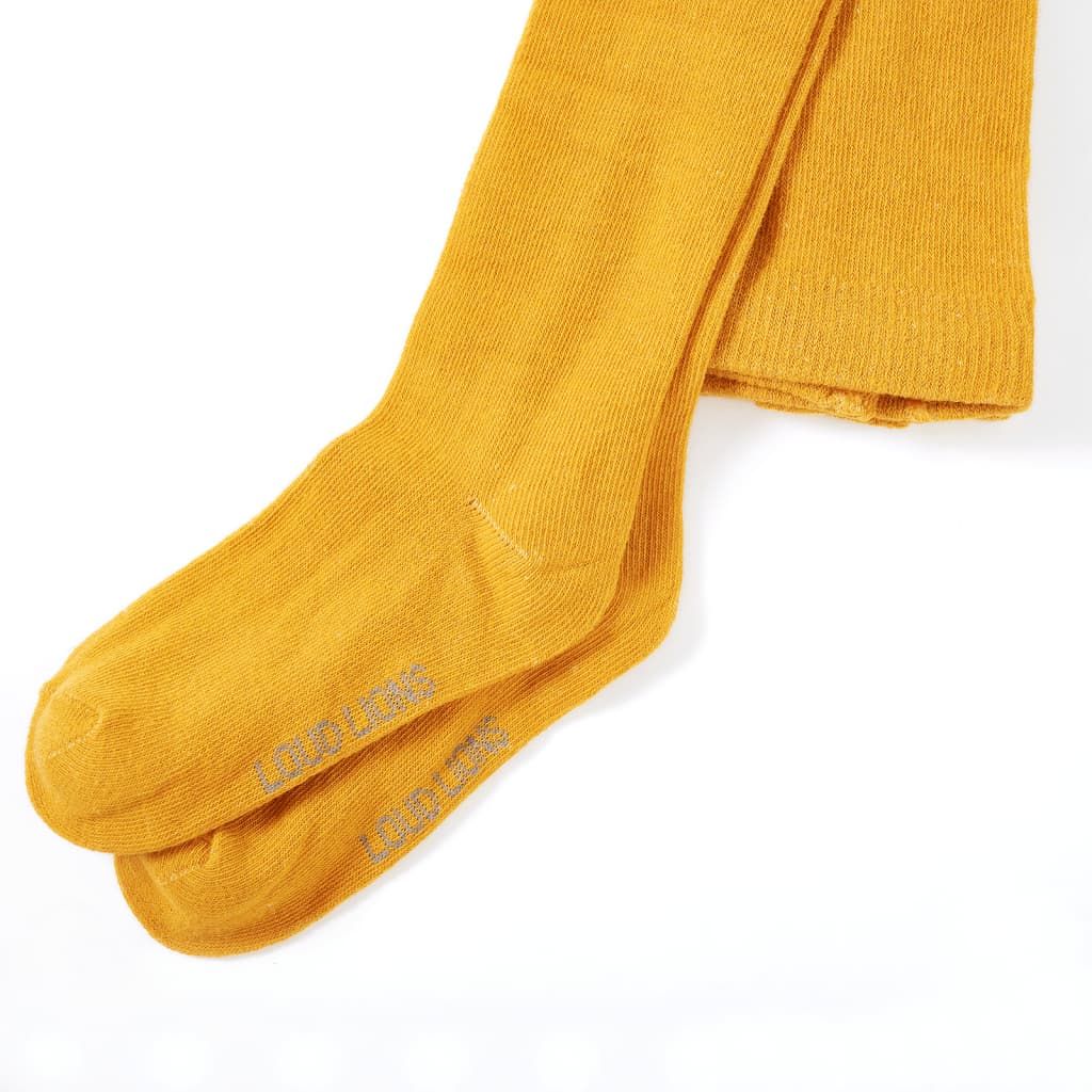 Calzamaglia per Bambini Ocra Scuro 104 vidaXL