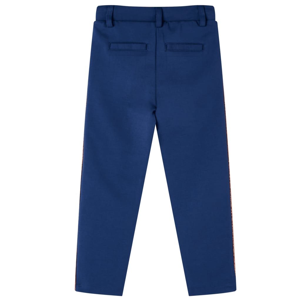 Pantaloni per Bambini con Coulisse Blu Marino 116 vidaXL