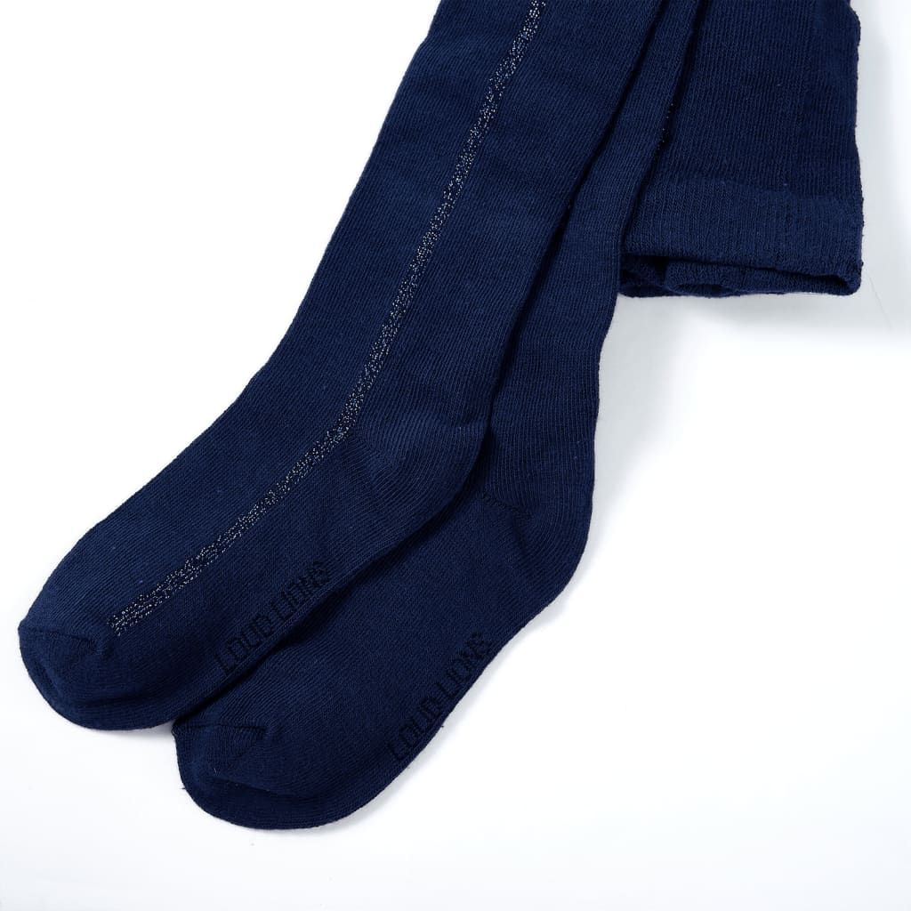 Calzamaglia per Bambini Blu Marino 128 vidaXL