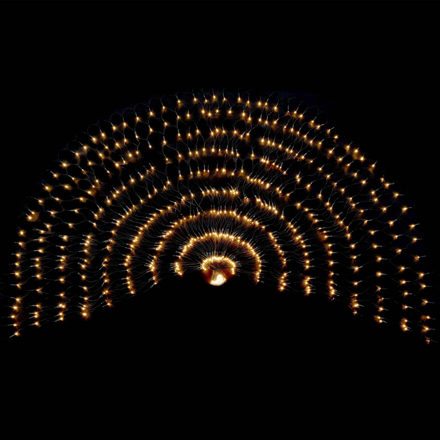 Rete Led Verde Scuro vidaXL