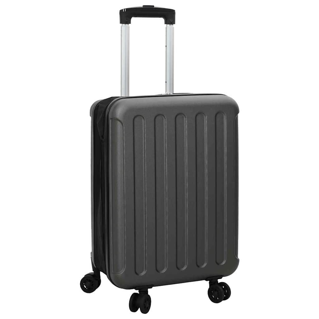 Valigia con blocco Grigio scuro 34 x 23 x 55.5 cm Plastica ABS vidaXL