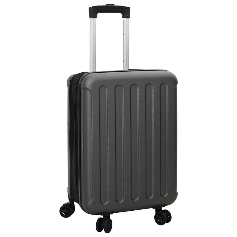 Valigia con blocco Grigio scuro 34 x 23 x 55.5 cm Plastica ABS vidaXL