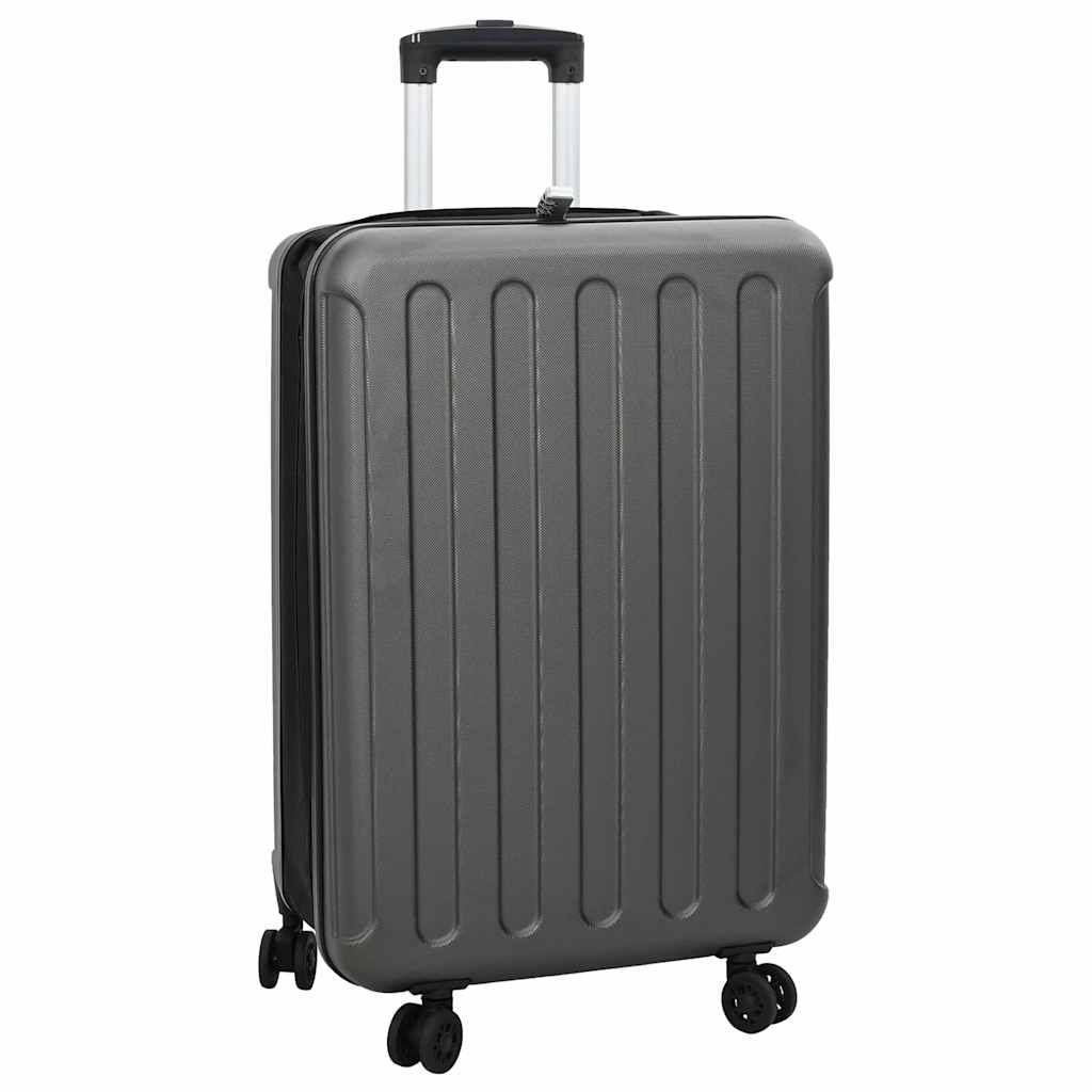 Valigia con blocco Grigio scuro 43 x 27 x 66 cm Plastica ABS vidaXL