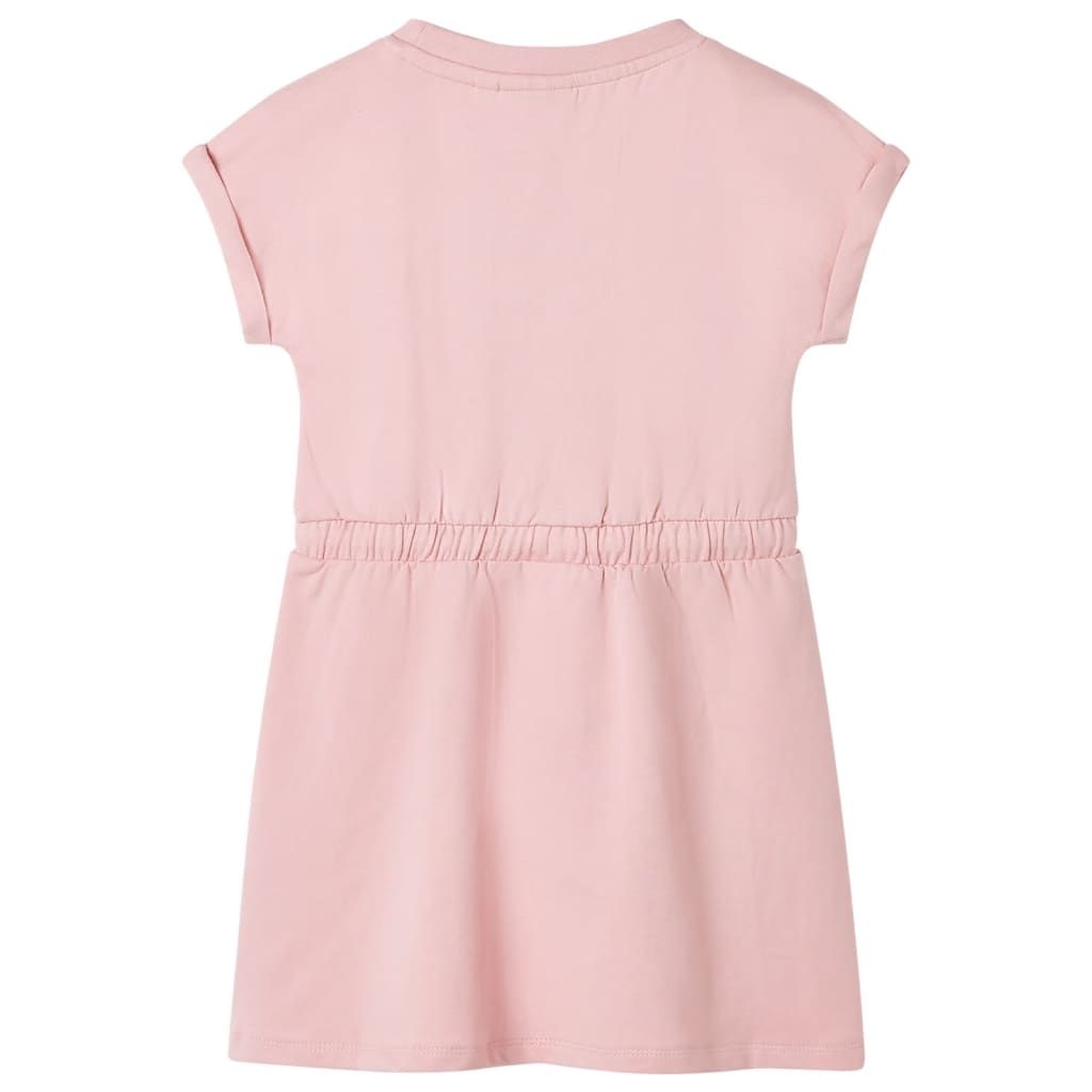Abito da Bambina con Coulisse Rosa Chiaro 128 vidaXL