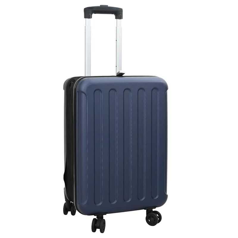 Valigia con blocco Blu scuro 34 x 23 x 55.5 cm Plastica ABS vidaXL