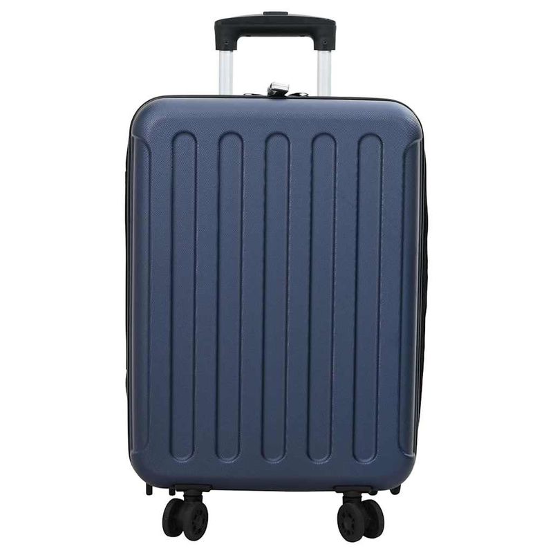 Valigia con blocco Blu scuro 34 x 23 x 55.5 cm Plastica ABS vidaXL