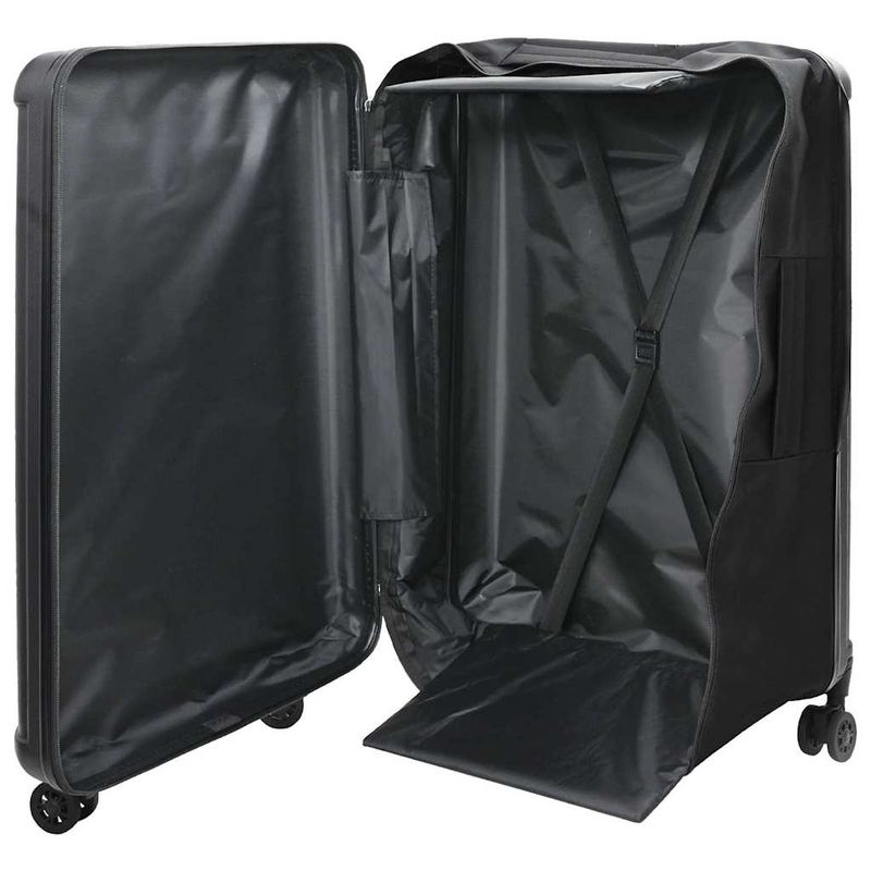 Valigia con blocco Nero 50 x 30 x 76 cm Plastica ABS vidaXL