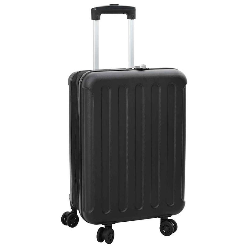 Valigia con blocco Nero 43 x 27 x 66 cm Plastica ABS vidaXL