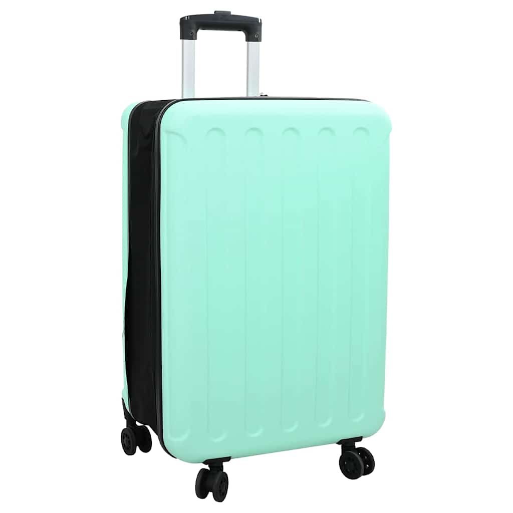 Valigia con blocco Verde menta 43 x 27 x 66 cm Plastica ABS vidaXL