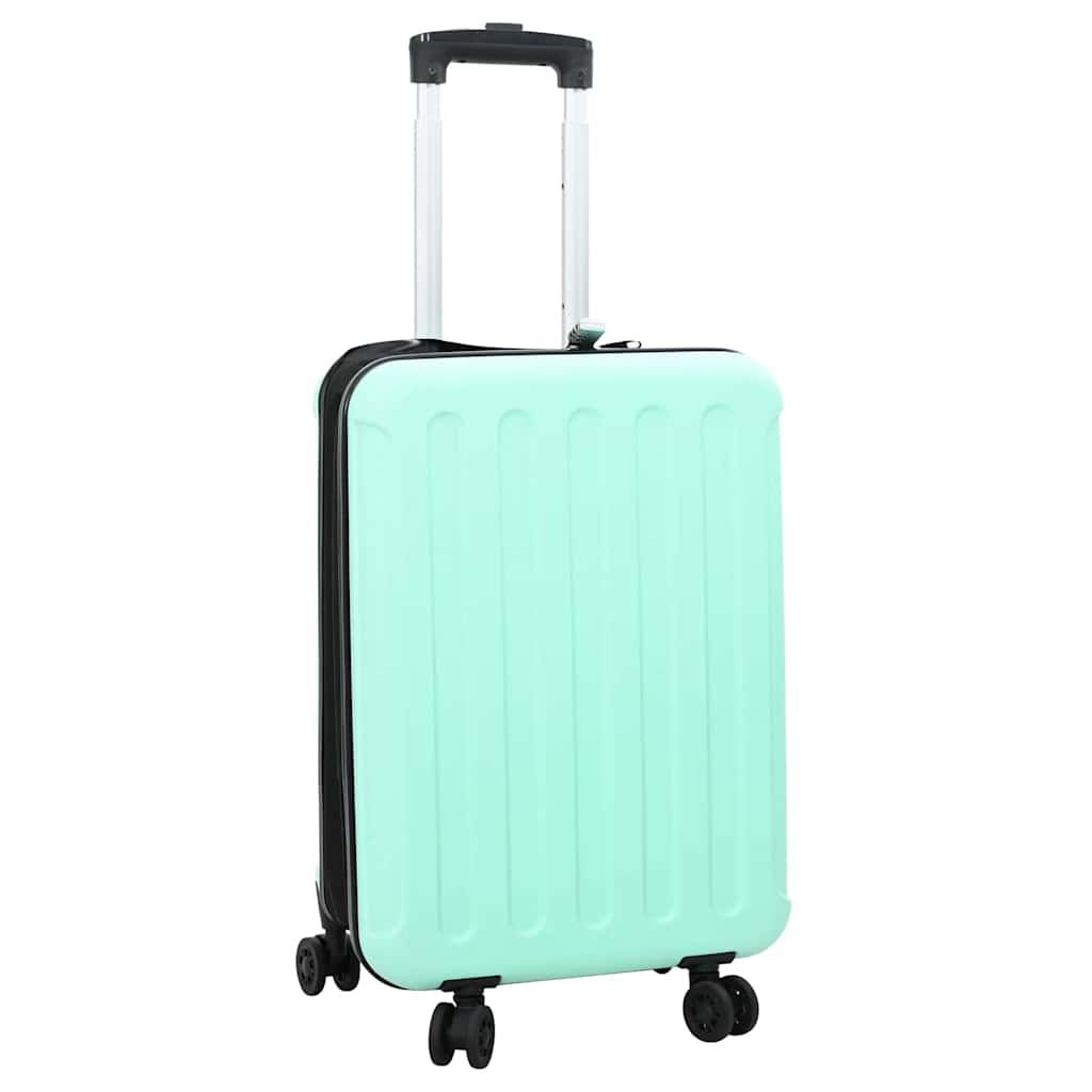 Valigia con blocco Verde menta 34 x 23 x 55.5 cm Plastica ABS vidaXL