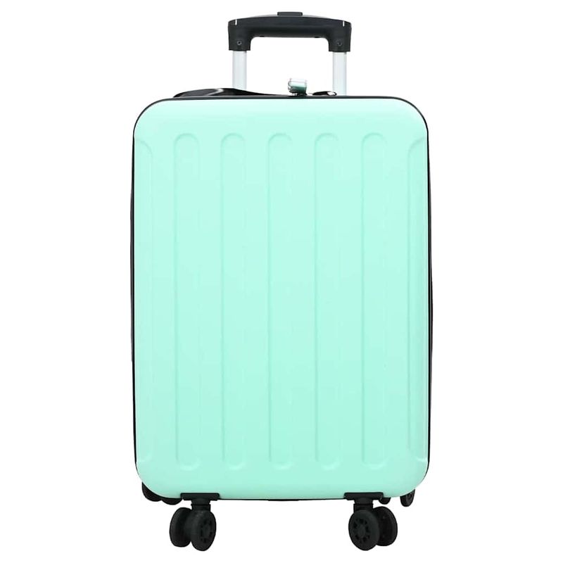 Valigia con blocco Verde menta 34 x 23 x 55.5 cm Plastica ABS vidaXL