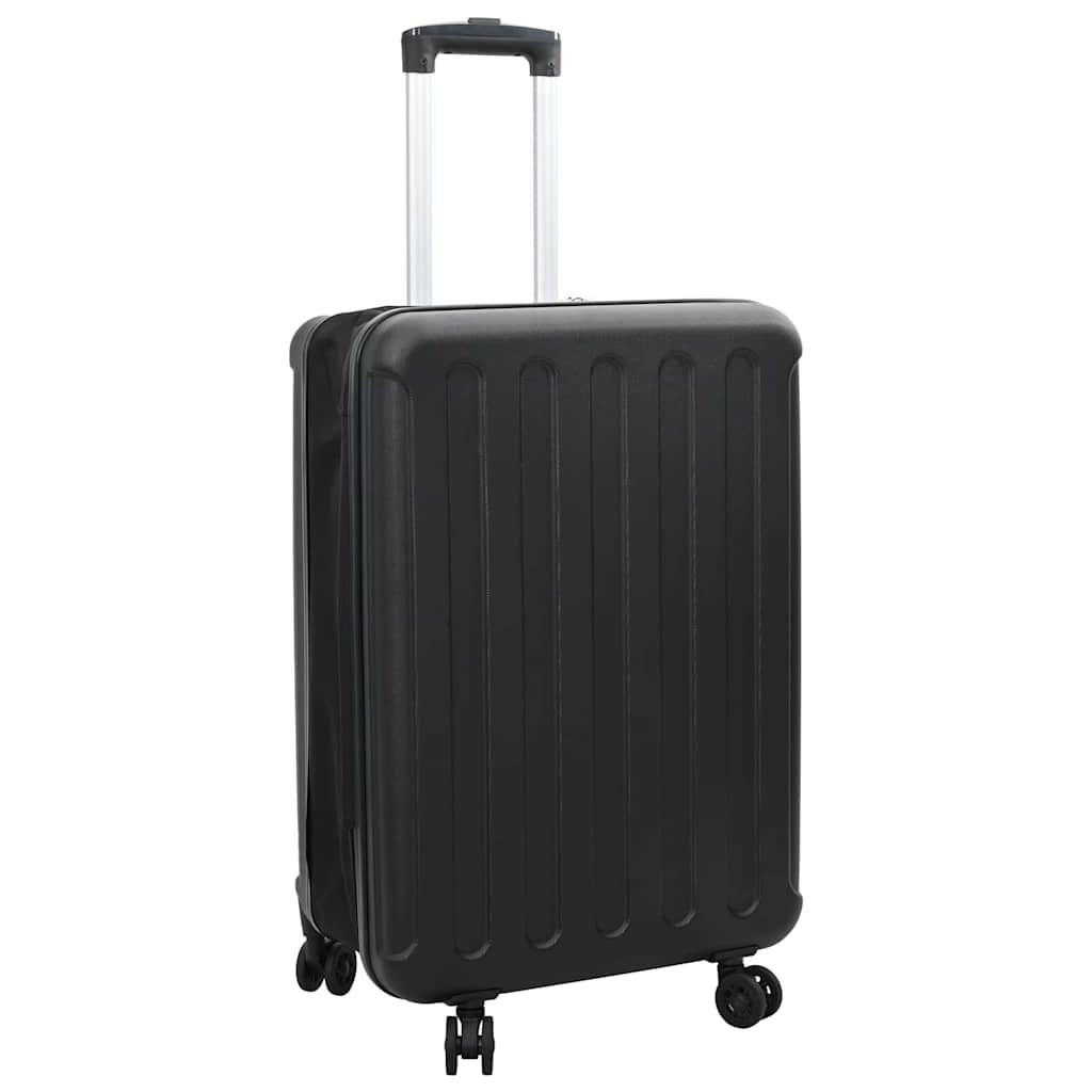 Valigia con blocco Nero 34 x 23 x 55.5 cm Plastica ABS vidaXL
